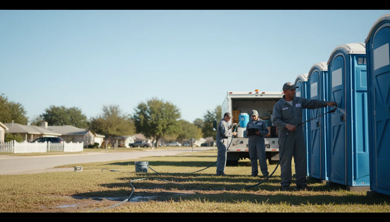 Long-Term Portable Toilet Rental in Des Arc, MO near me